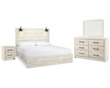 Cambeck King Panel Bed, Dresser, Mirror and Nightstand