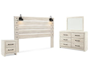Cambeck King Panel Headboard, Dresser, Mirror and Nightstand