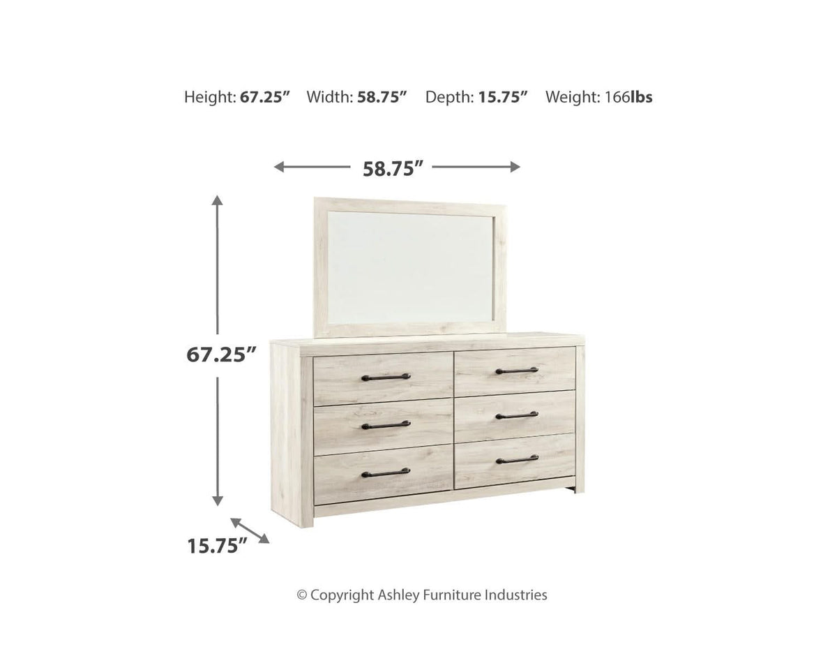 Cambeck King Panel Bed, Dresser, Mirror and Nightstand