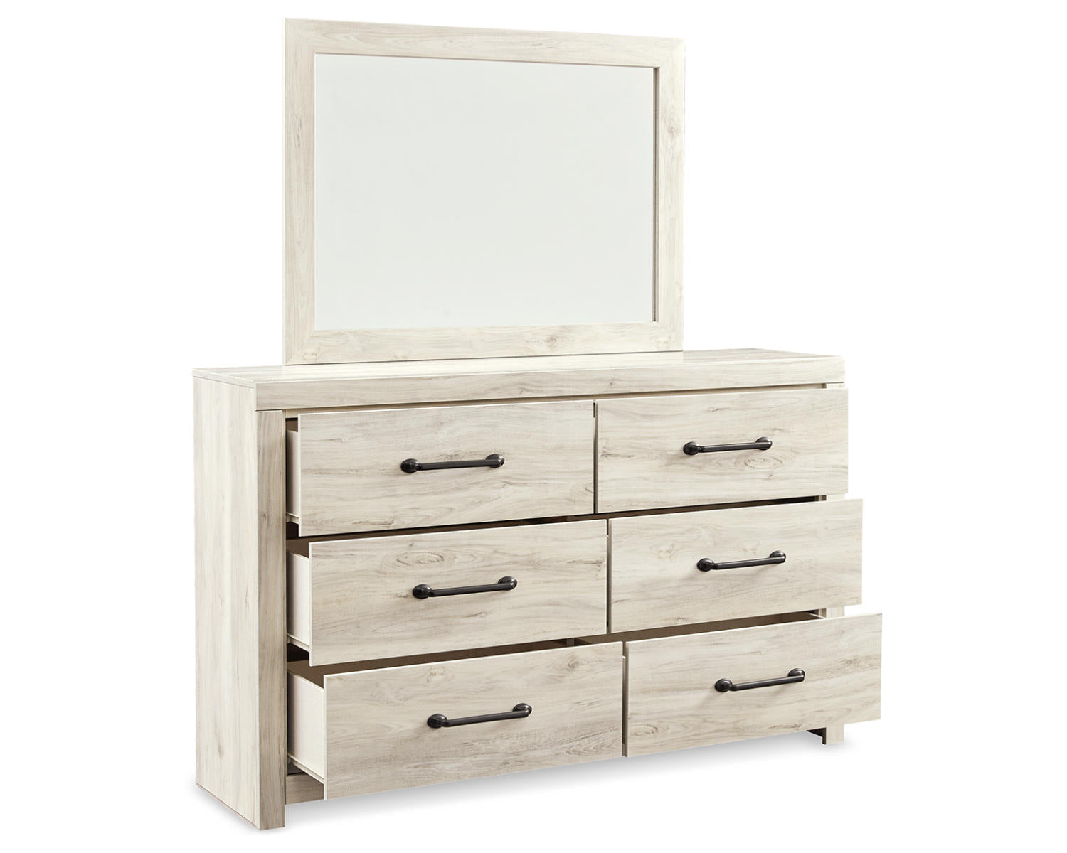 Cambeck Twin Panel Bed, 2 Dressers, 2 Mirrors and 2 Nightstands