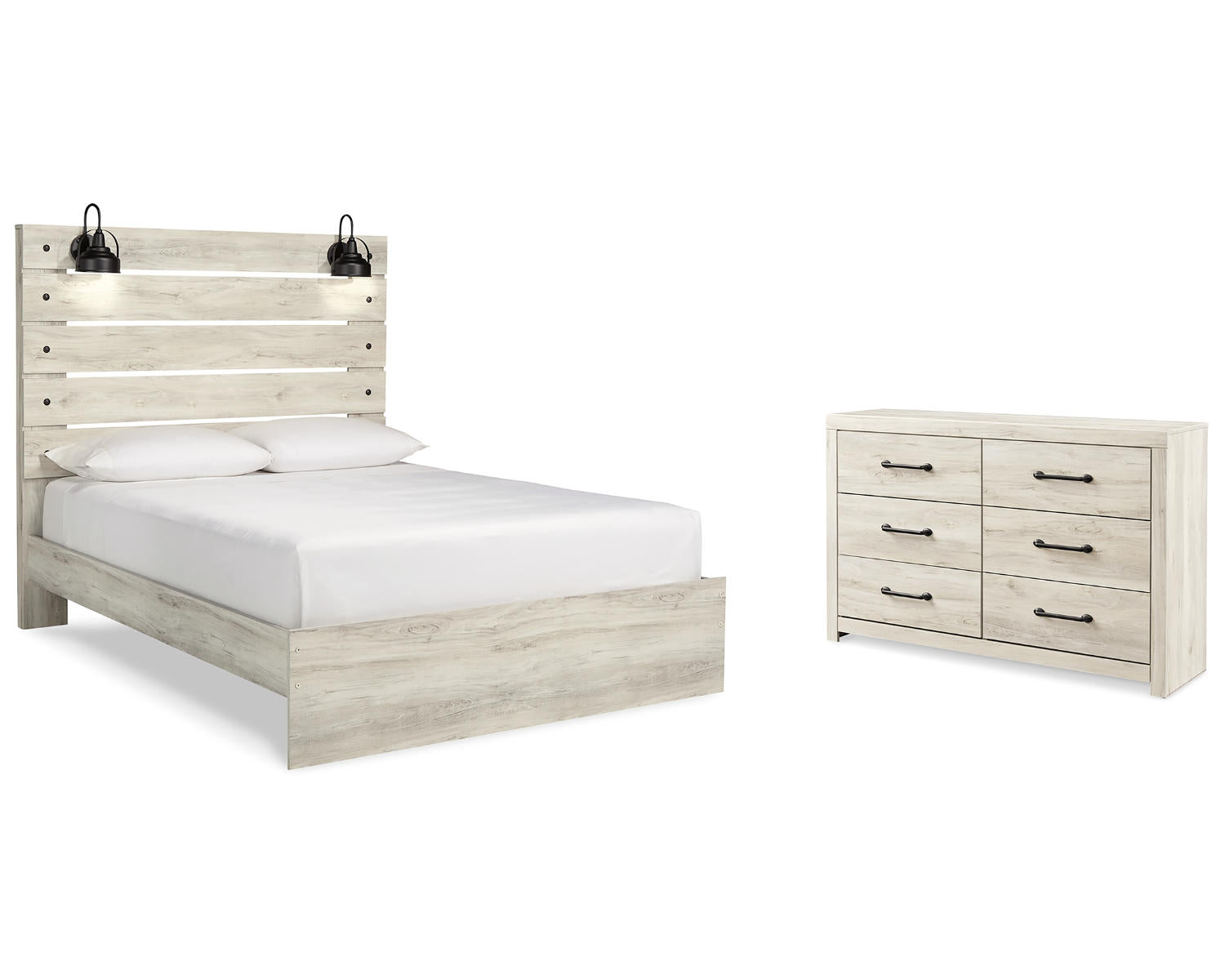 Cambeck Queen Panel Bed and Dresser