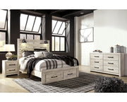 Cambeck Queen Panel Storage Bed, Dresser and Nightstand