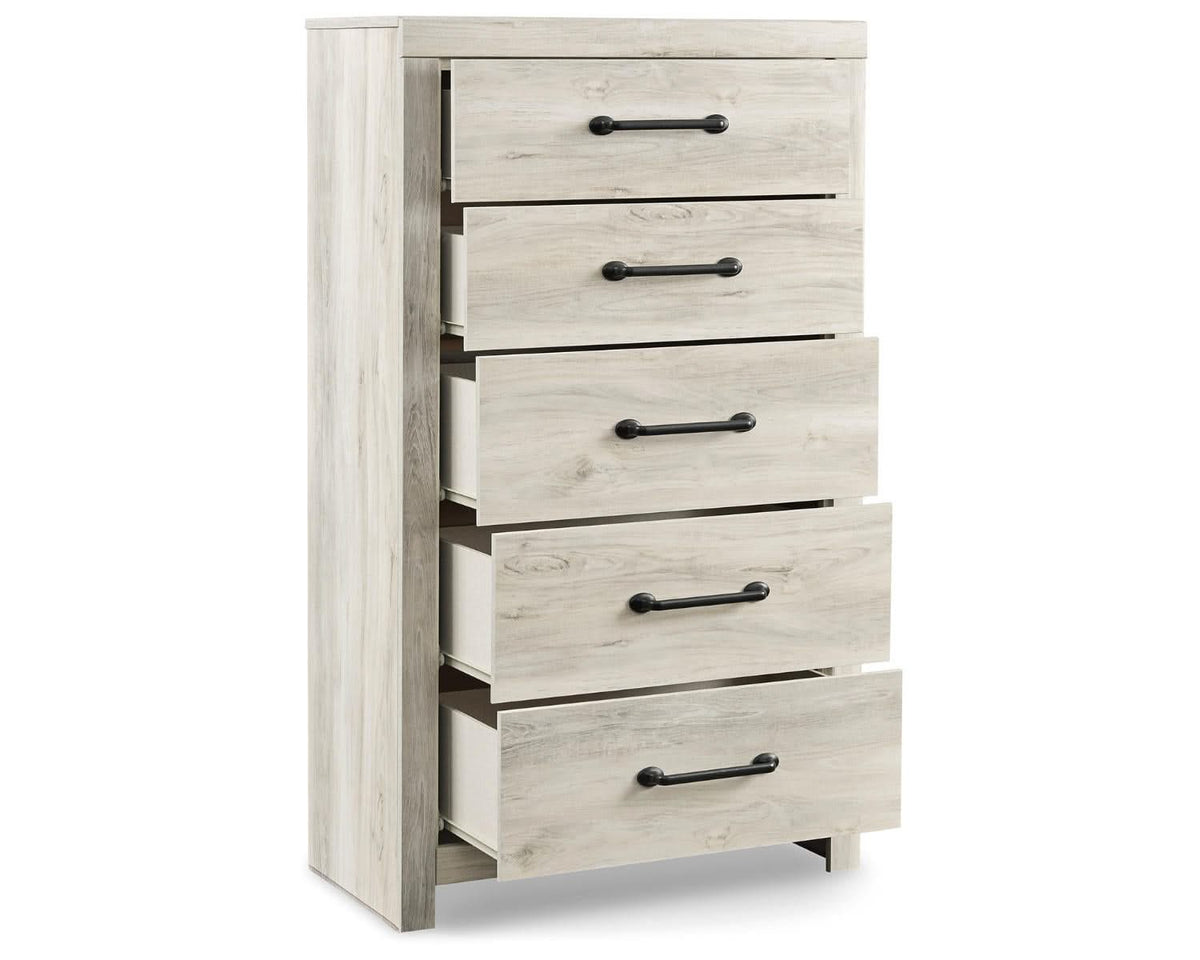 Cambeck King Panel Bed, Dresser, Mirror, Chest and 2 Nightstands