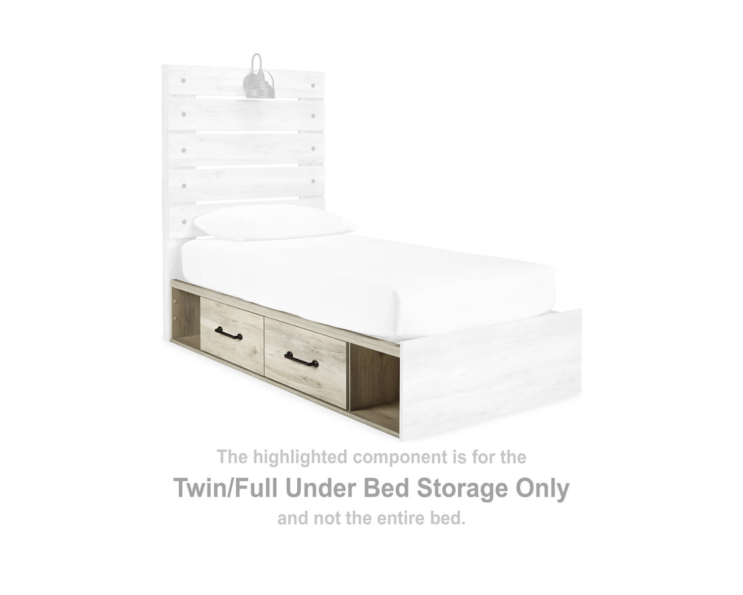 Cambeck Twin/Full Under Bed Storage