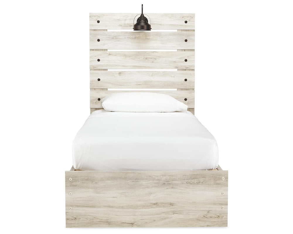 Cambeck Twin Storage Bed, Dresser, Mirror and Nightstand