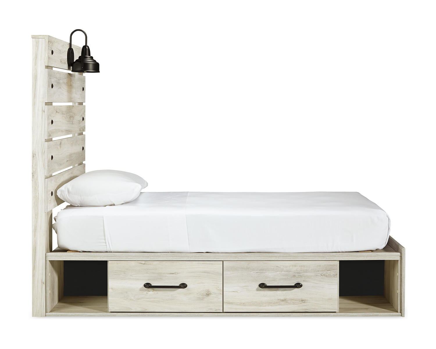 Cambeck Twin Storage Bed, Dresser, Mirror and Nightstand