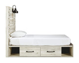 Cambeck Twin Storage Bed, Dresser, Mirror and Nightstand