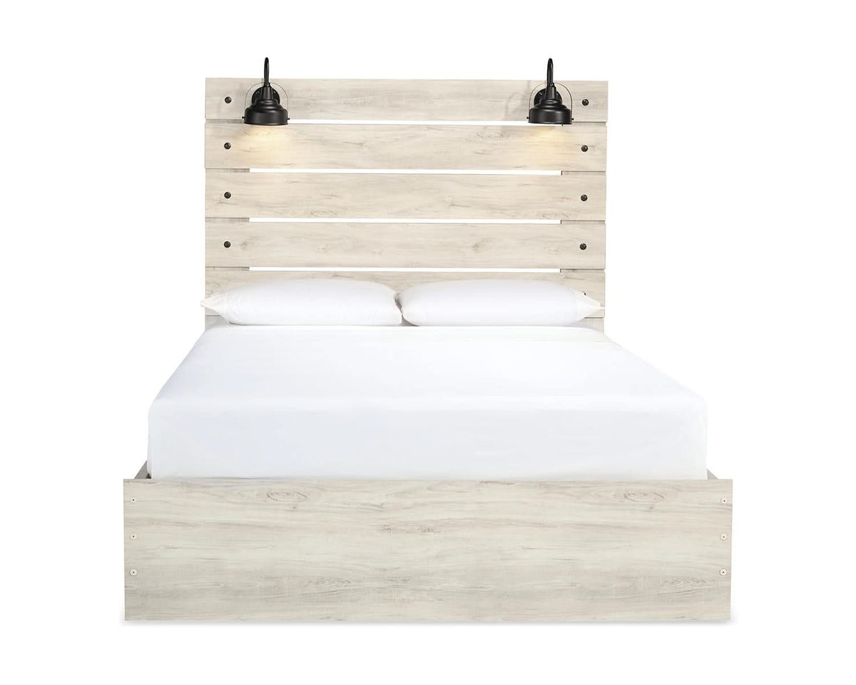 Cambeck Queen Panel Bed with Storage, Dresser, Mirror and 2 Nightstands
