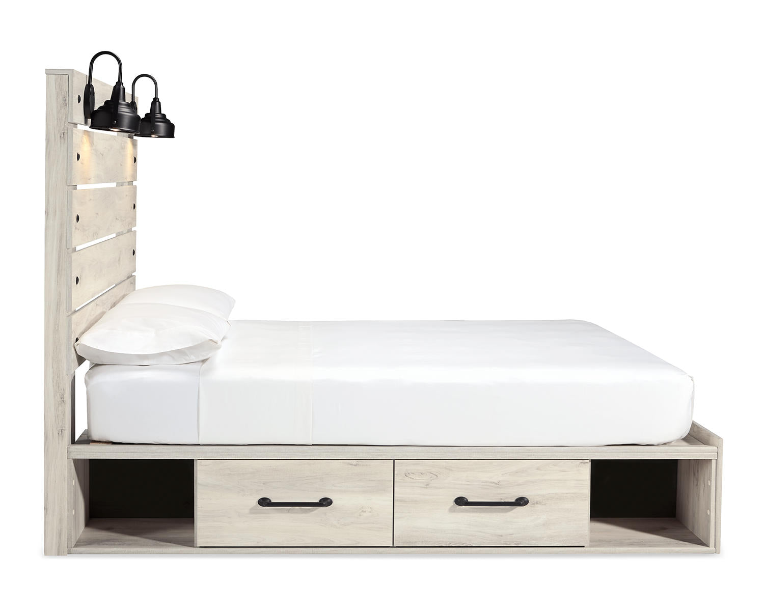 Cambeck Queen Panel Bed with Storage, Dresser, Mirror, Chest and 2 Nightstands