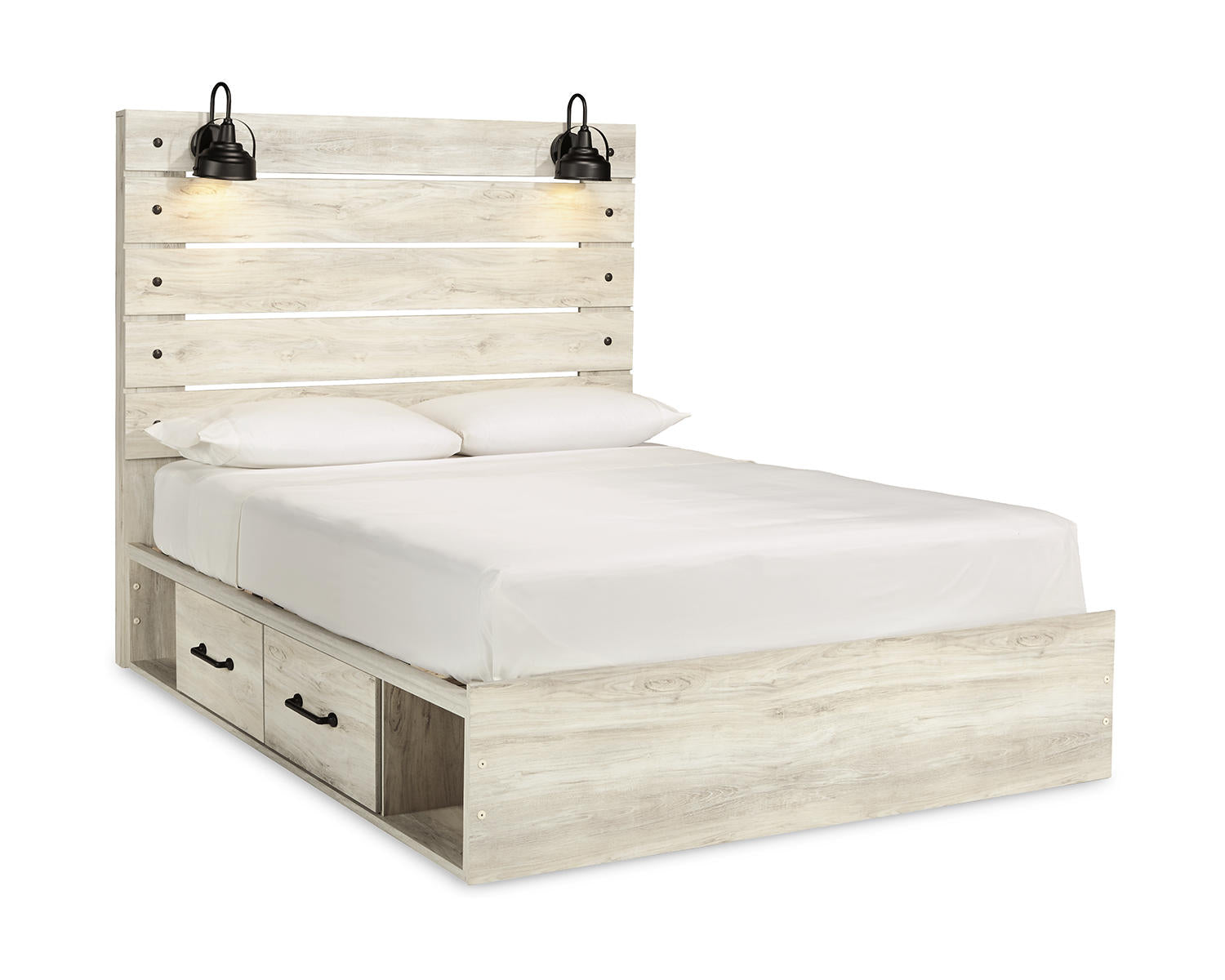 Cambeck Queen Panel Bed with Storage, Dresser and 2 Nightstands