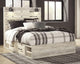 Cama Queen Cambeck con 4 cajones de almacenamiento
