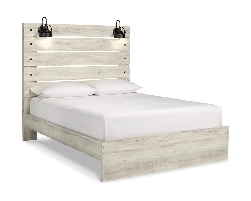 Cambeck Queen Panel Bed and 2 Nightstands