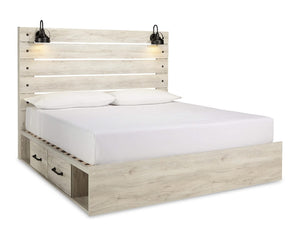 Cambeck King Panel Storage Bed, Dresser and 2 Nightstands