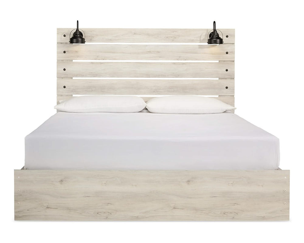 Cama King Cambeck con dos cajones de almacenamiento
