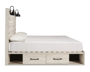 Cambeck King Panel Storage Bed, Dresser and 2 Nightstands
