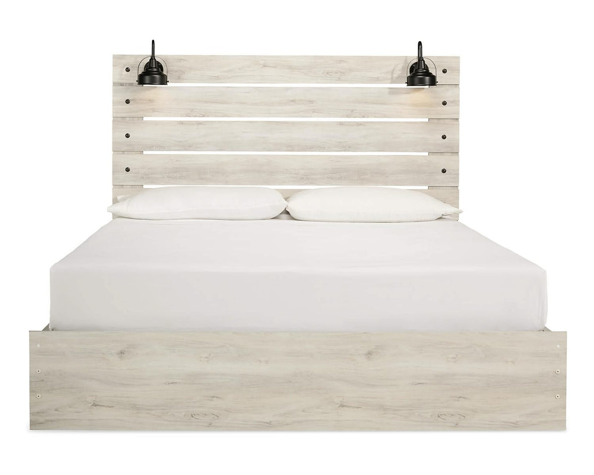 Cama King Cambeck con 4 cajones de almacenamiento