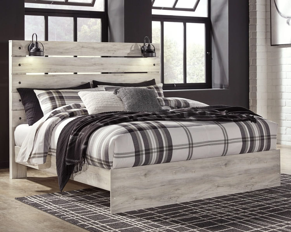 Cama King con paneles Cambeck