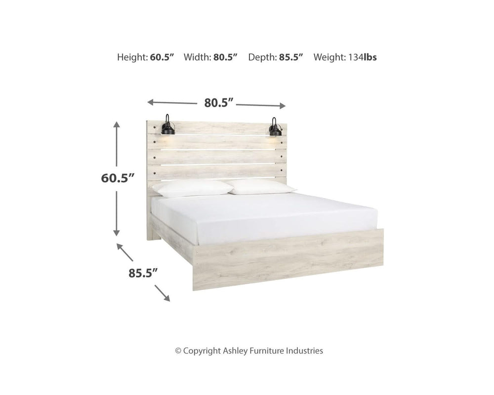 Cambeck King Panel Bed, Dresser, Mirror and Nightstand