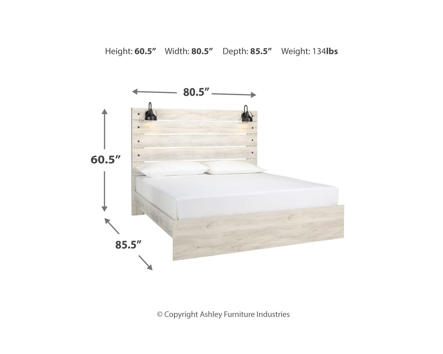 Cambeck King Panel Bed, Dresser, Mirror and Nightstand