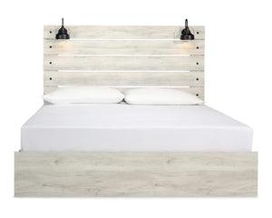 Cama King con paneles Cambeck