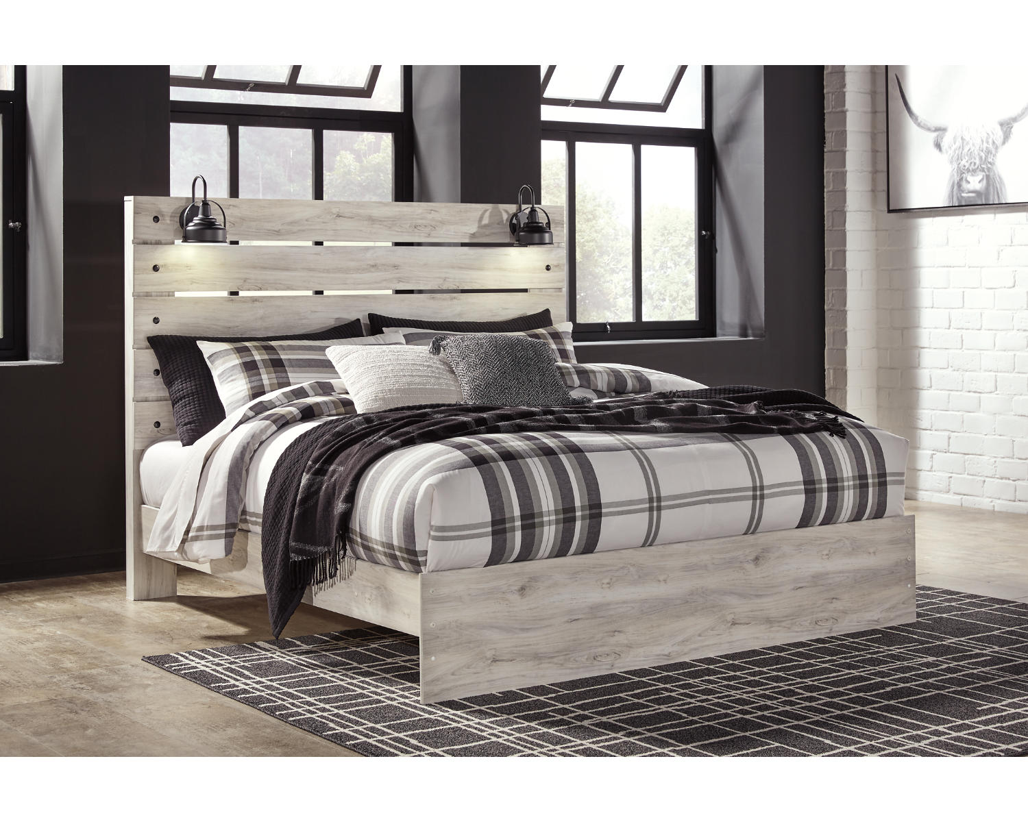 Cambeck King Panel Bed, Dresser and 2 Nightstands