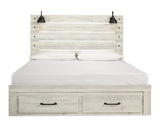 Cambeck King Panel Bed with 2 Storage Drawers