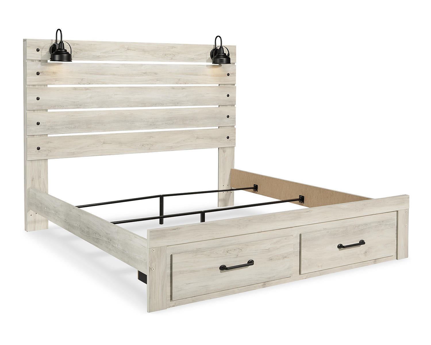 Cambeck King Panel Storage Bed, Dresser, Mirror, Chest and 2 Nightstands