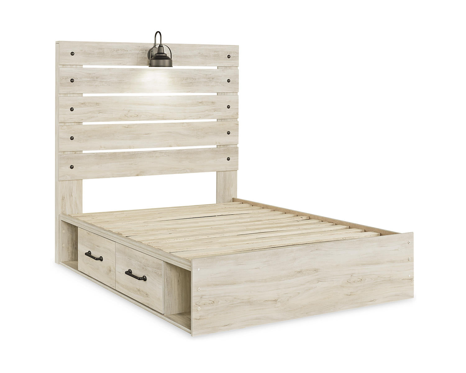 Cambeck Full Panel Storage Bed, Dresser, Mirror and Nightstand