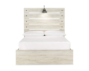 Cambeck Full Panel Bed with Storage, Dresser, Mirror and Nightstand