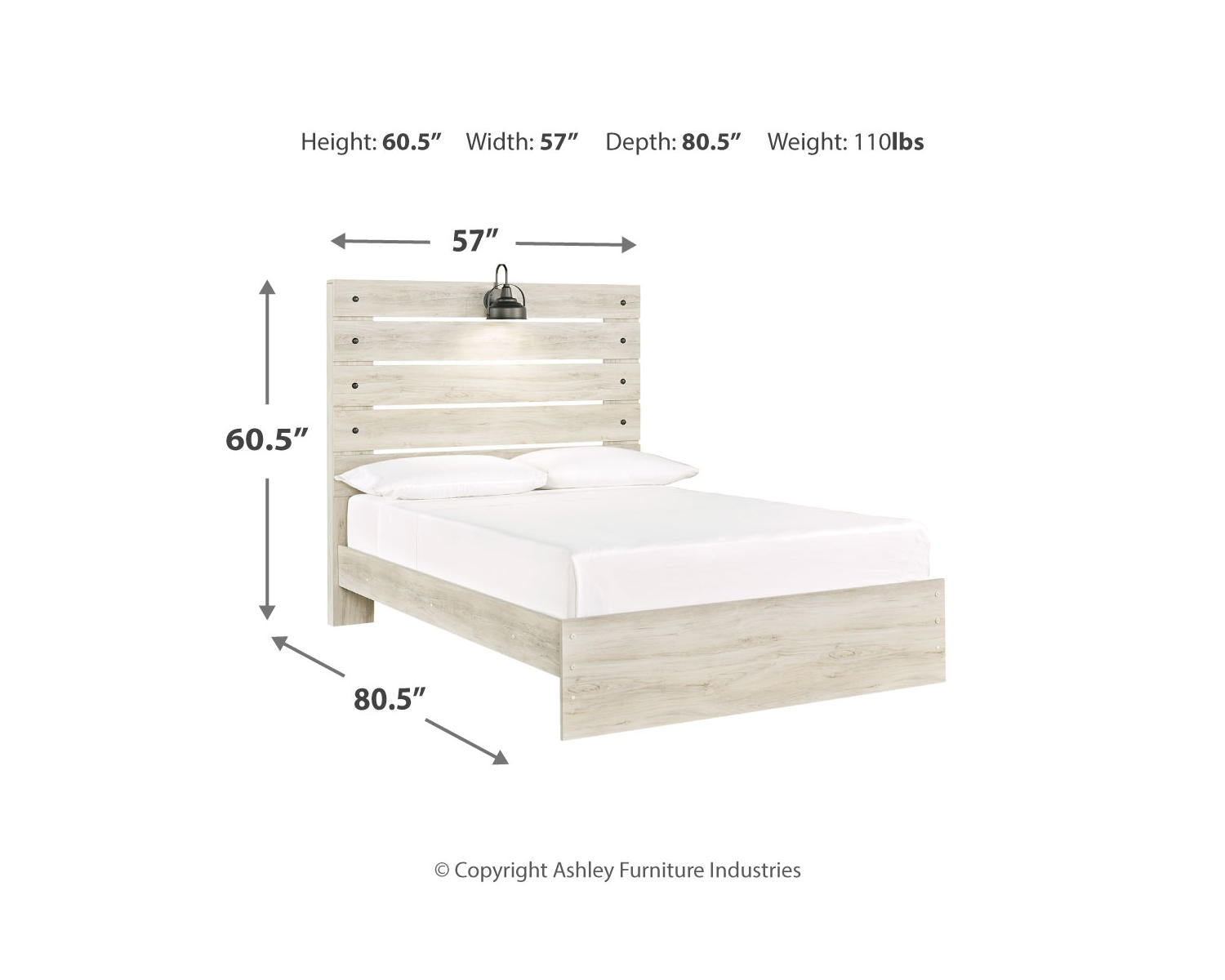 Cambeck Full Panel Bed