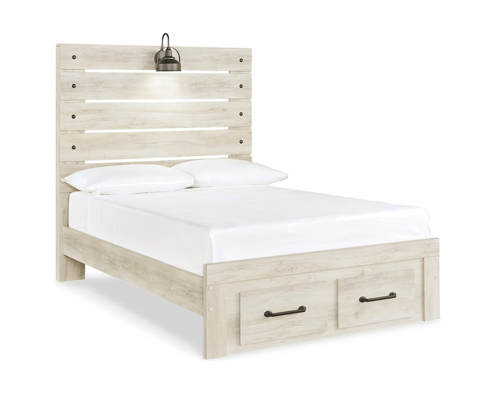 Cama completa Cambeck con tocador, espejo y mesita de noche