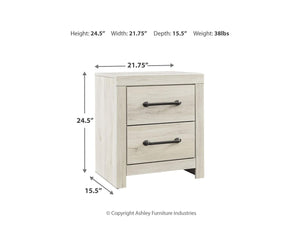 Cambeck Queen Panel Bed and 2 Nightstands