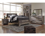Cama Queen con paneles Derekson