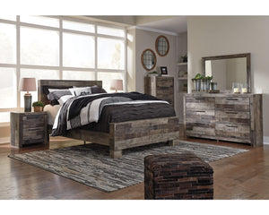Cama Queen con paneles Derekson