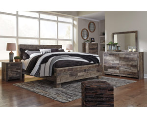 Cama Derekson King con paneles