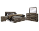 Derekson King Storage Bed, Dresser, Mirror and 2 Nightstands