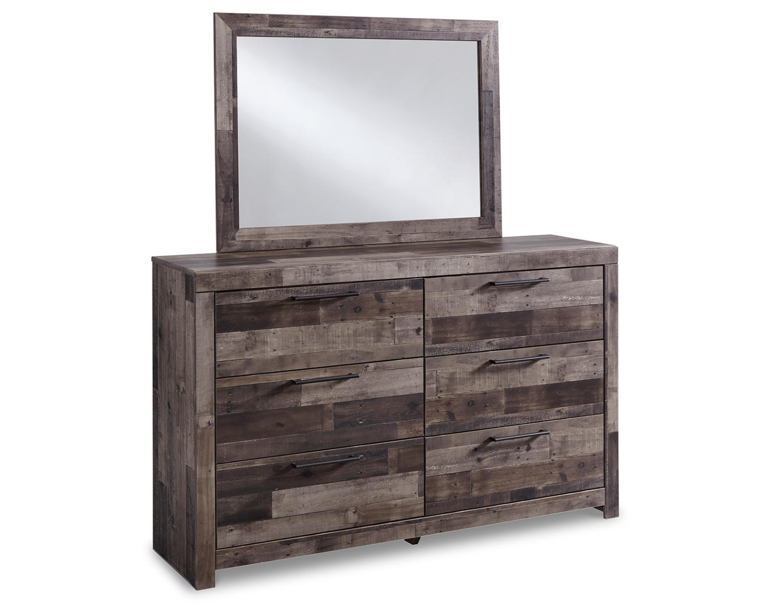 Derekson King Storage Bed, Dresser, Mirror and 2 Nightstands