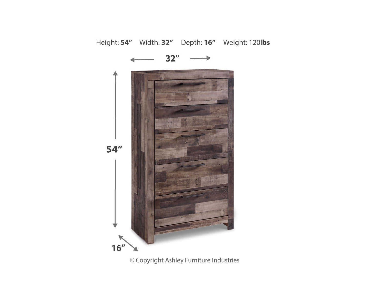 Derekson Queen Storage Bed and 2 Chests