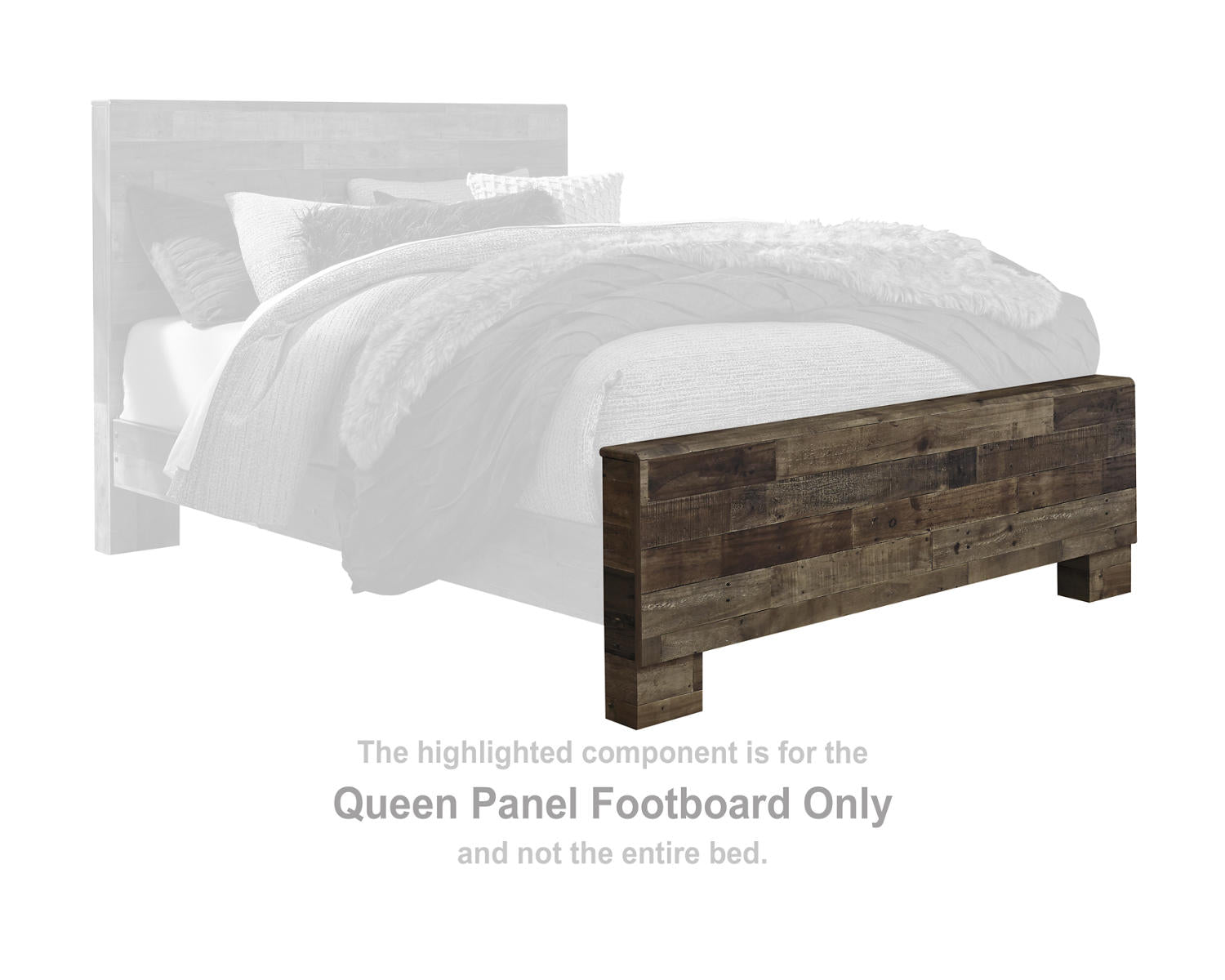 Derekson Queen Panel Footboard