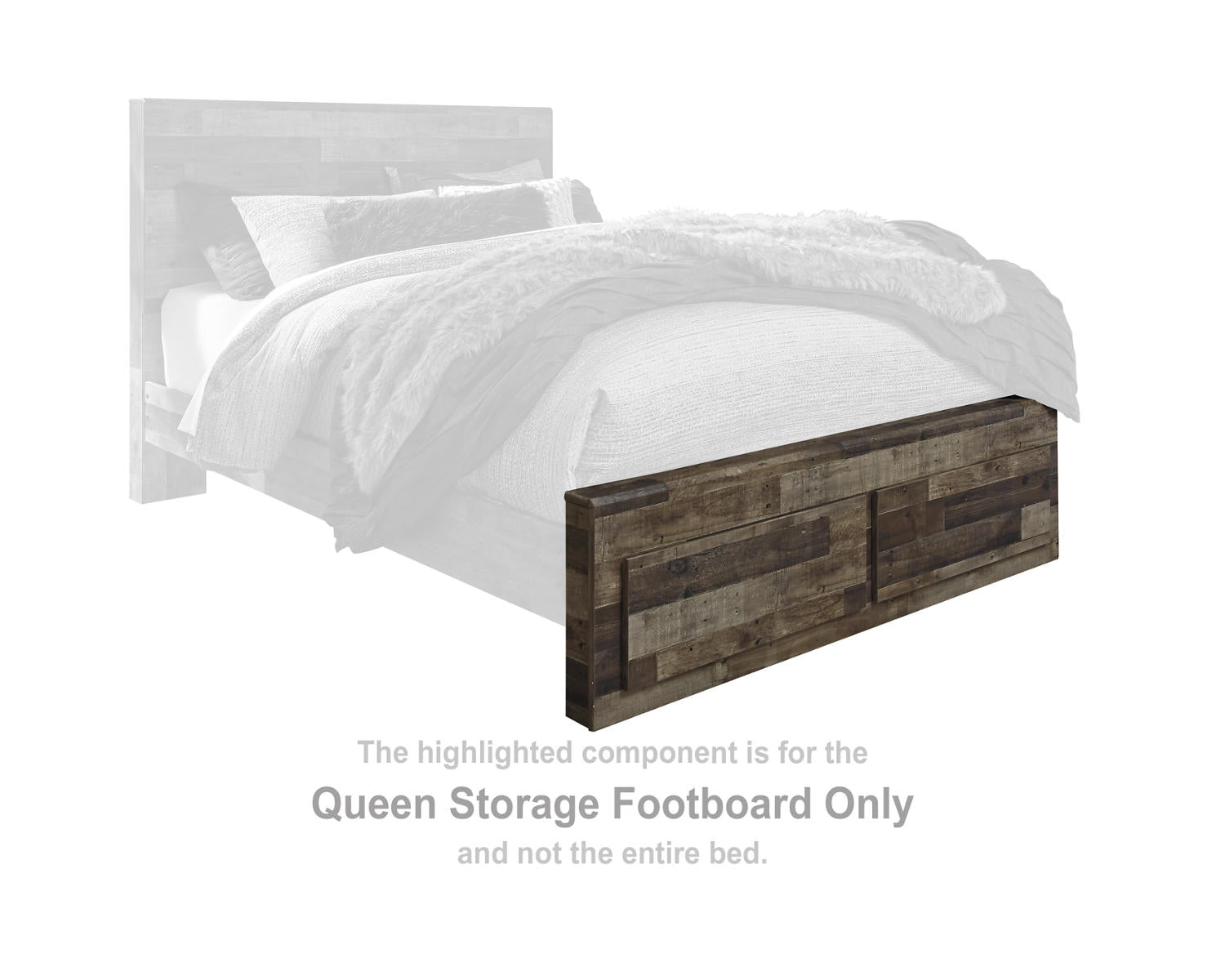 Derekson Queen Storage Footboard