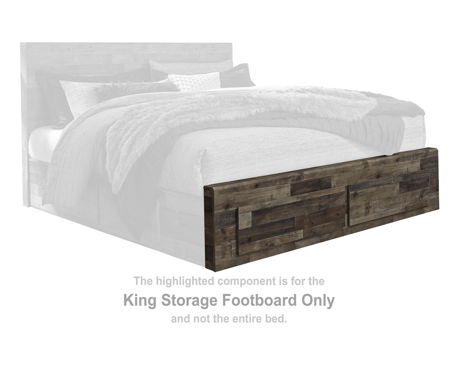 Derekson King Storage Footboard