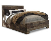 Derekson Queen Panel Bed with 2 Storage Drawers