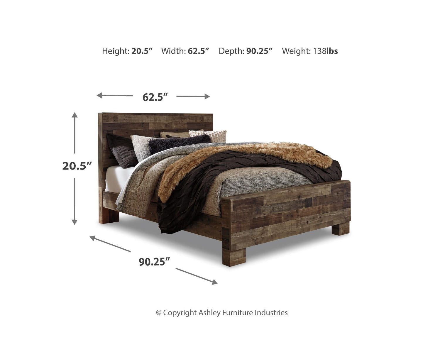 Derekson Queen Panel Bed