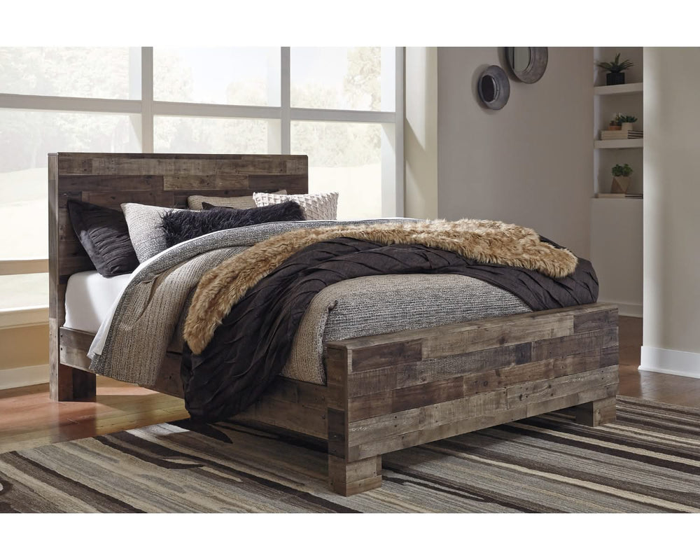 Cama Queen con paneles Derekson