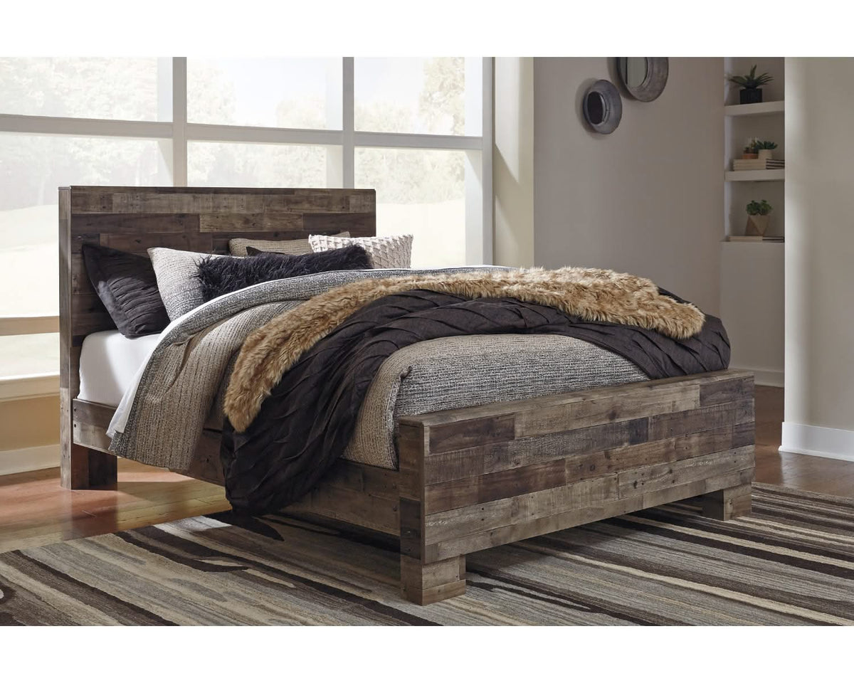Cama Queen con paneles Derekson