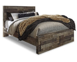 Derekson Queen Storage Bed, Dresser, Mirror, Chest and 2 Nightstands