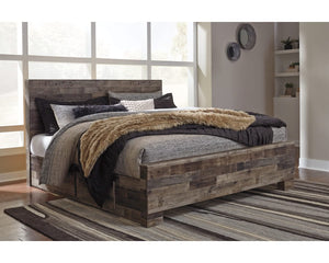 Derekson King Panel Bed with 2 Side Storage