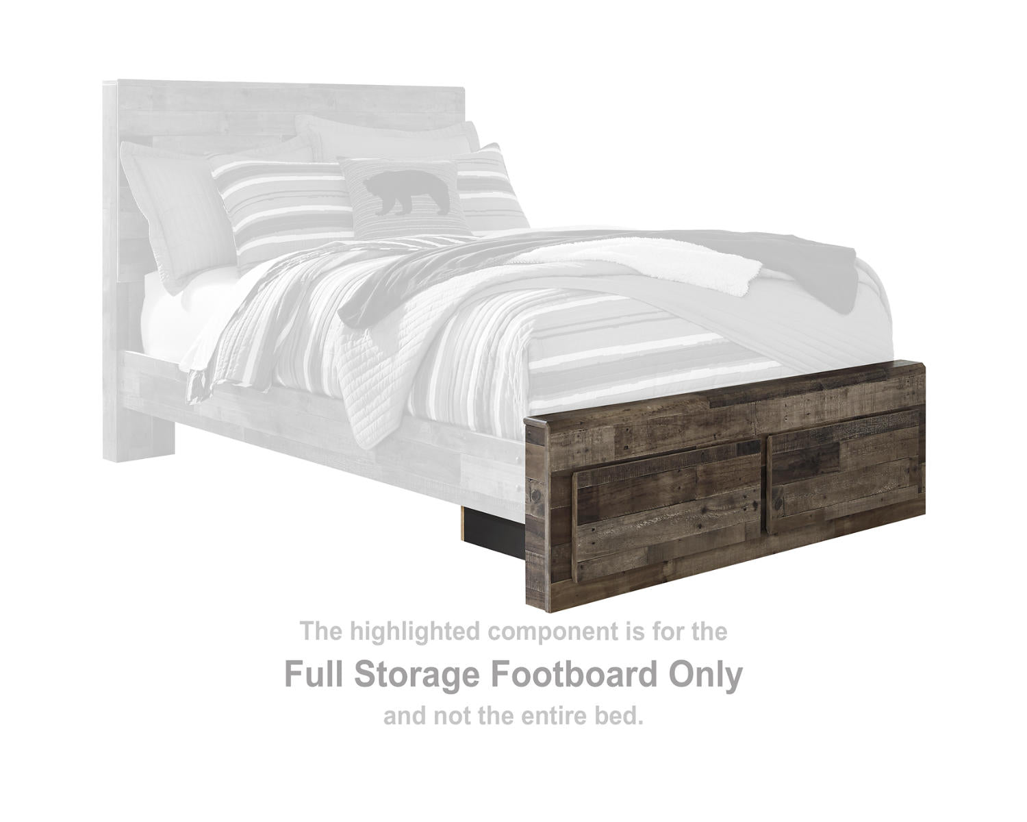 Derekson Full Storage Footboard