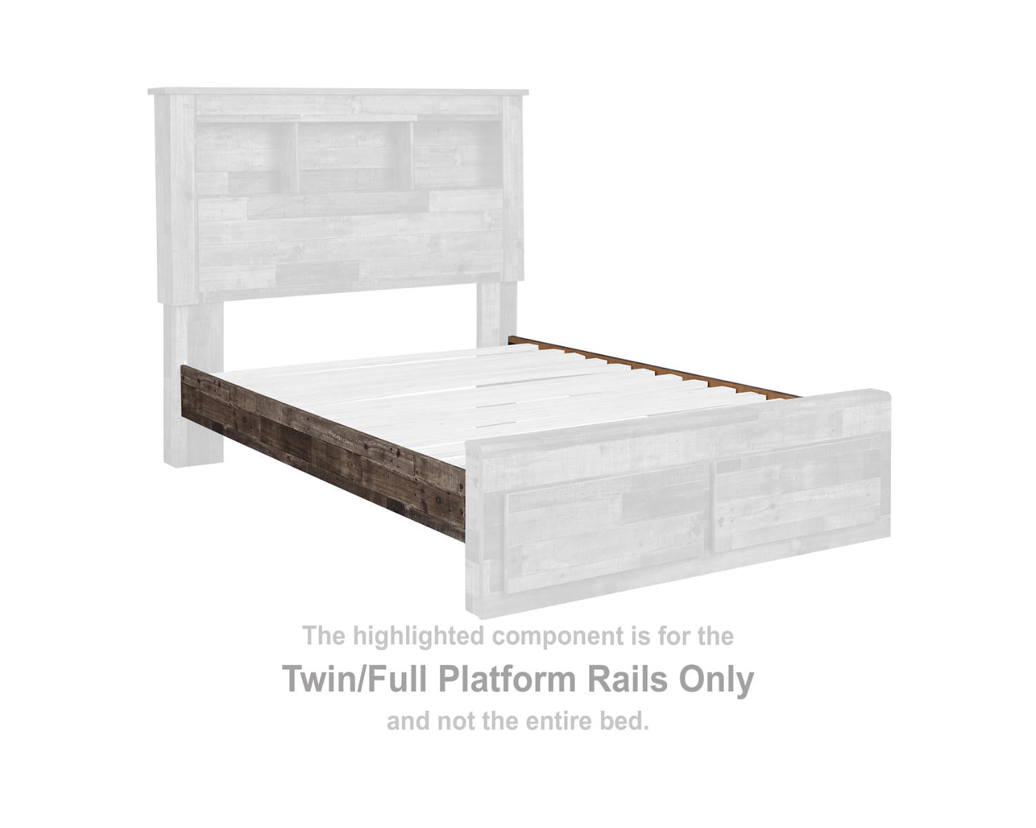 Derekson Twin/Full Platform Rails