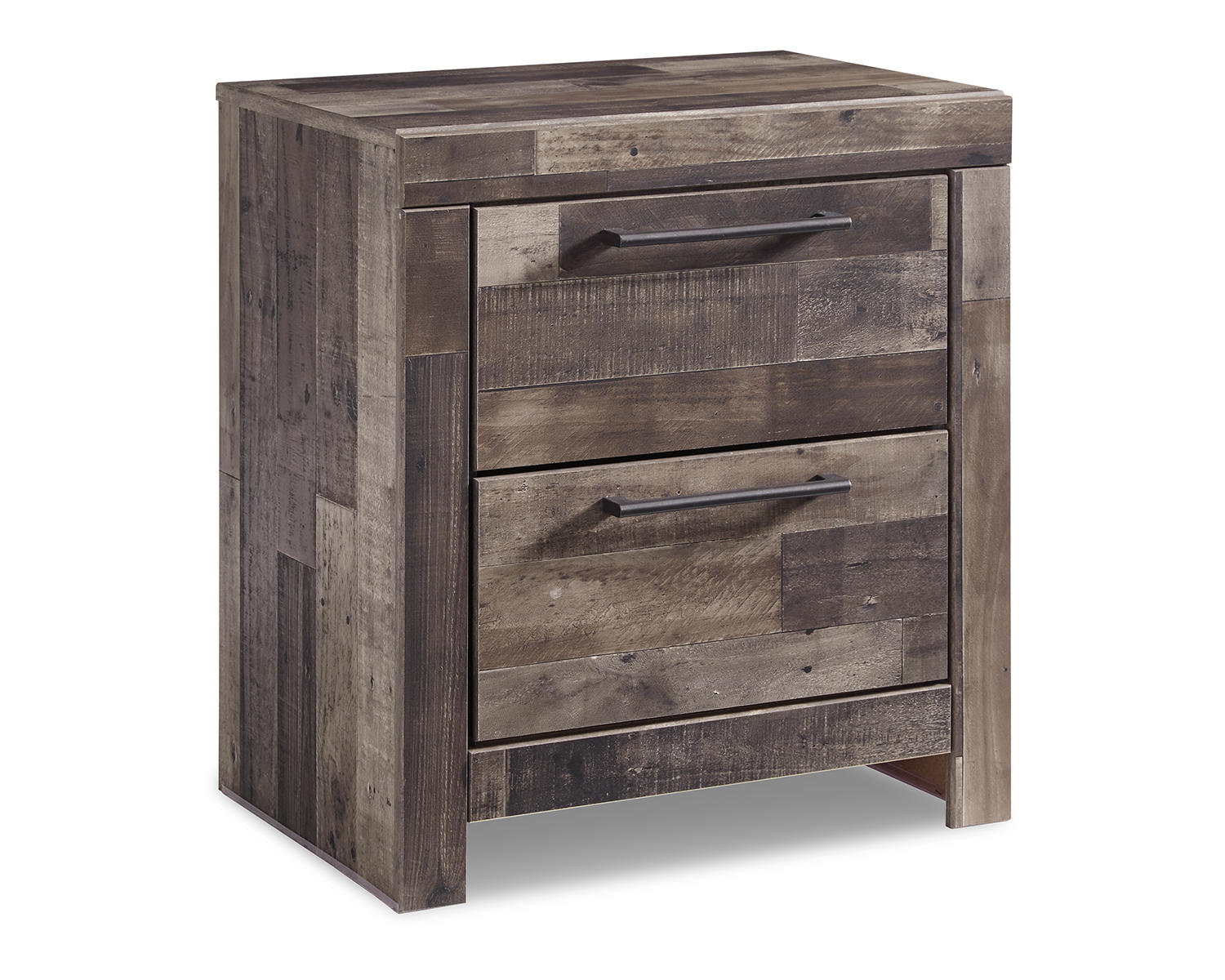 Derekson Queen Panel Storage Bed and 2 Nightstands